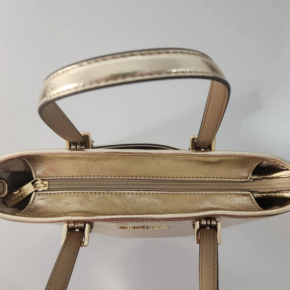 Michael Kors Small Gold Tote Bag